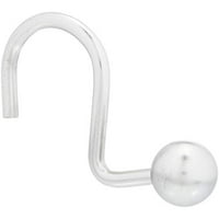Oil-Rubbed Bronze Basics Shower Curtain Hooks Hammered Circle